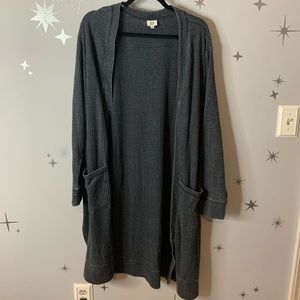 True craft waffle cardigan